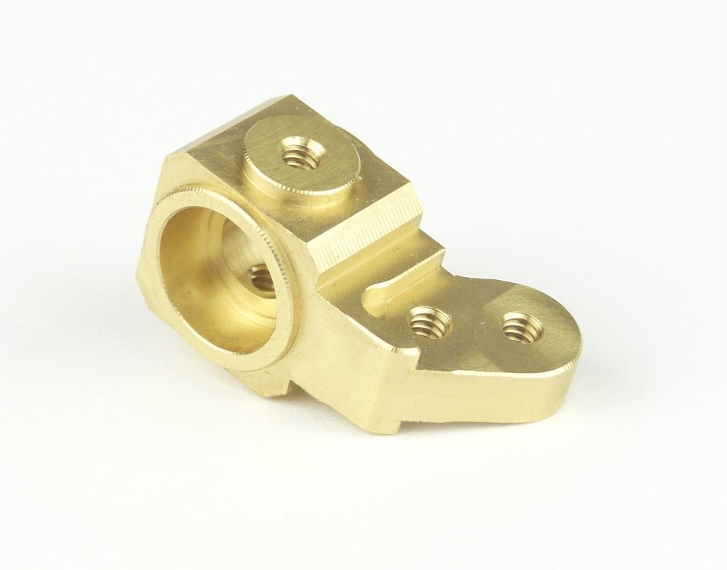 BRASS FRONT SPINDLE FOR HEX AXLE (4-40) – Custom Works RC